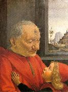 Domenico Ghirlandaio An Old Man and His Grandson china oil painting reproduction